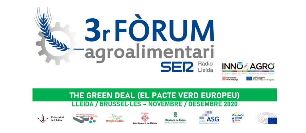 El Pacte Verd Europeu, protagonista del 3er Fòrum Agroalimentari de Ràdio Lleida i INNO4Agro