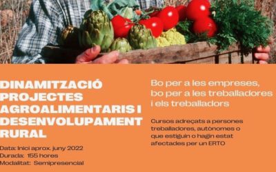 L’Institut Municipal d’Ocupació de Lleida impulsa un curs sobre dinamització de projectes agroalimentaris